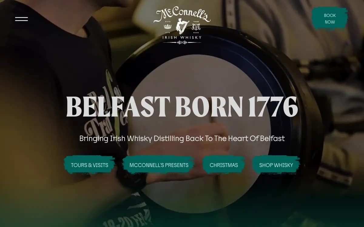 McConnell's Irish Whisky homepage